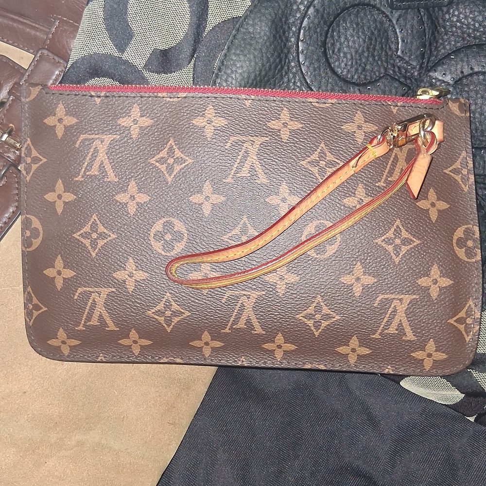 Louis Vuitton Brown Monogram Clutch